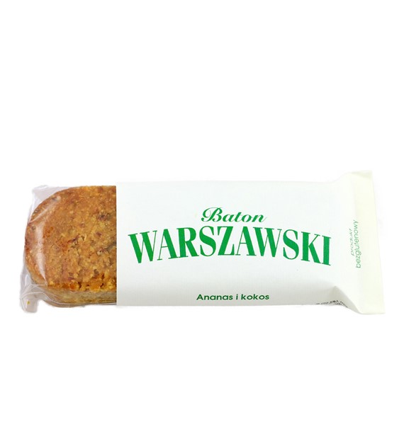 Baton Warszawski - ananas i kokos 50 g - Baton Warszawski