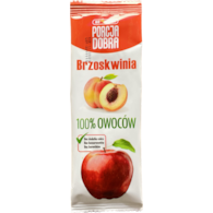 Listki owocowe Porcja dobra JABŁKOWO - BRZOSKWINIOWA PRZEKĄSKA 16 g - Pure Life