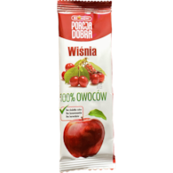 Listki owocowe Porcja dobra JABŁKOWO - WIŚNIOWA PRZEKĄSKA 16 g - Pure Life