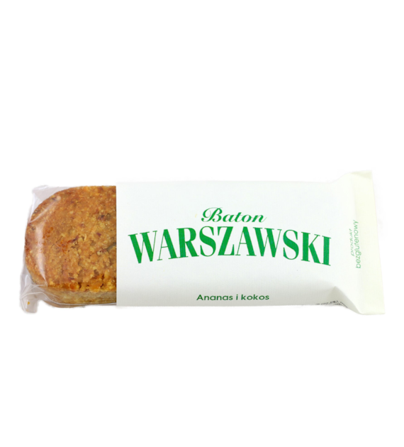 Baton Warszawski - ananas i kokos 50 g - Baton Warszawski