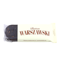 Baton Warszawski - ziarno kakaowca i pomarańcza 50g - Baton Warszawski