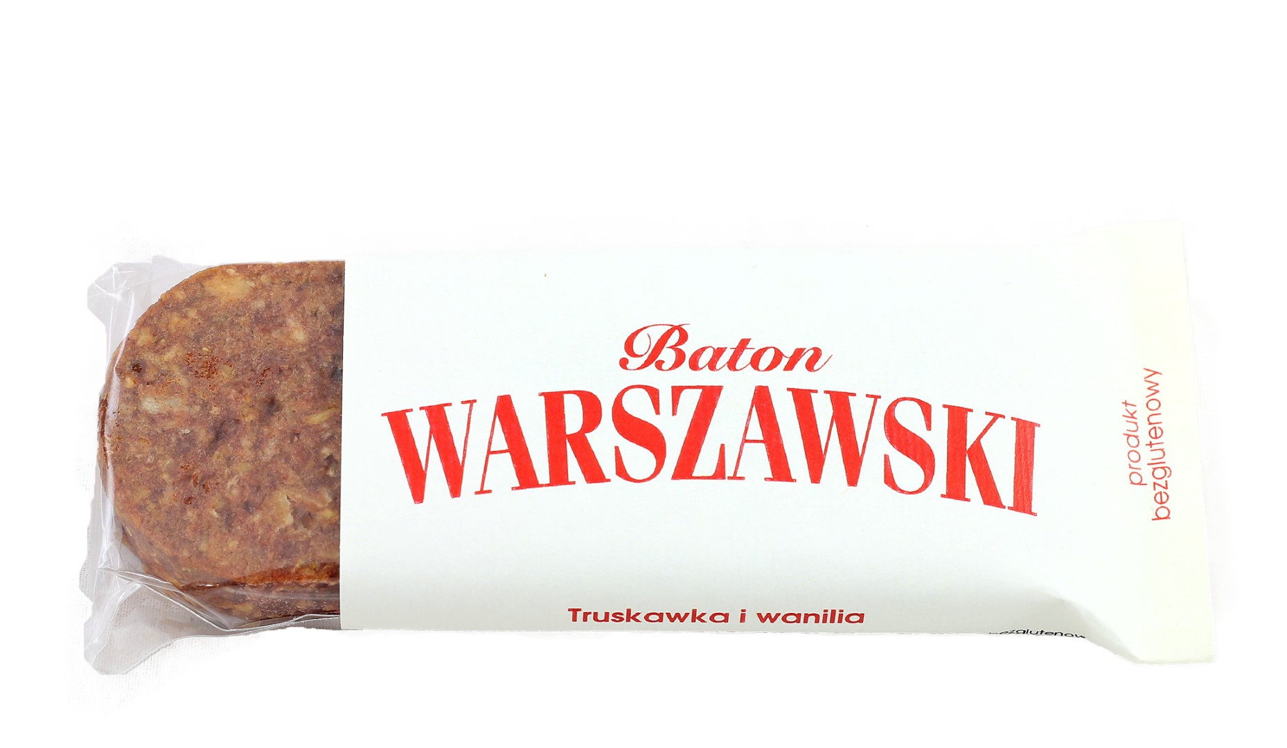 Baton Warszawski - truskawka z wanilią 50 g - Baton Warszawski