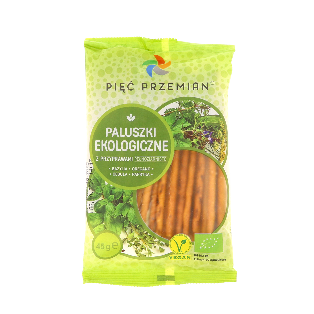 Paluszki z przyprawami BIO 45 g - Pięć Przemian