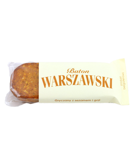 Baton Warszawski - gryczany z sezamem i goji 50 g - Baton Warszawski