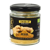 Imbir mielony bezglutenowy BIO 60 g - Pięć Przemian