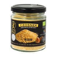 Czosnek granulowany bezglutenowy BIO 120 g - Pięć Przemian