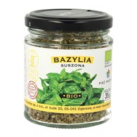 Bazylia suszona bezglutenowa BIO 35 g - Pięć Przemian