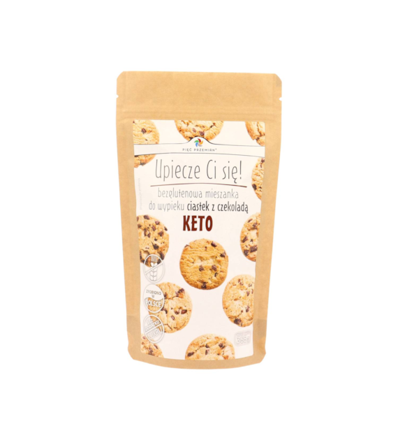 Mieszanka na keto ciastka z czekoladą bezglutenowe 365 g - Pięć Przemian