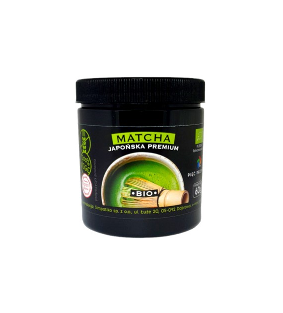 Matcha japońska premium BIO 60 g - Pięć Przemian