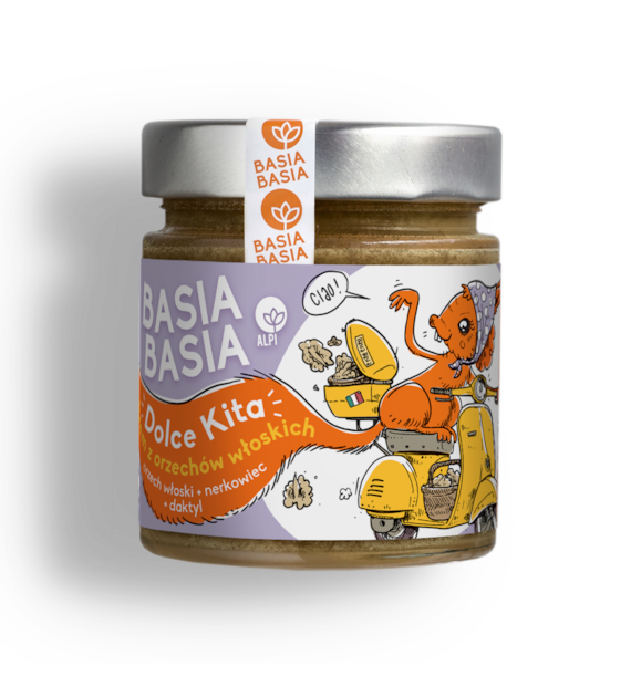 Krem z orzechów włoskich Dolce Kita 200 g Basia Basia - Alpi