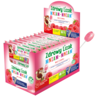 Zdrowy lizak Mniam-Mniam malina (KULKA) - Starpharma