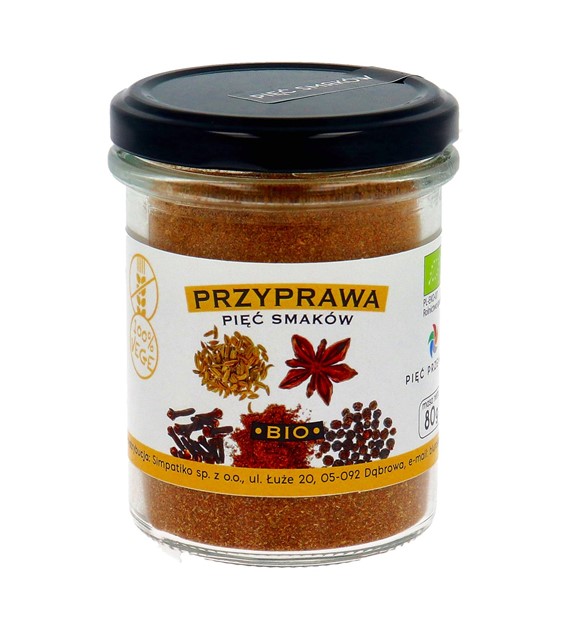 Przyprawa pięć smaków BIO 80 g - Pięć Przemian