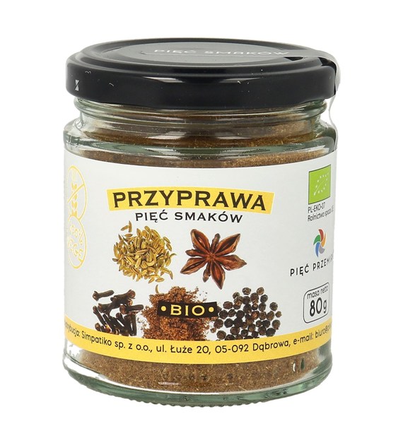 Przyprawa pięć smaków BIO 80 g - Pięć Przemian