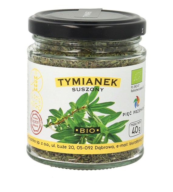 Tymianek suszony BIO 40 g - Pięć Przemian