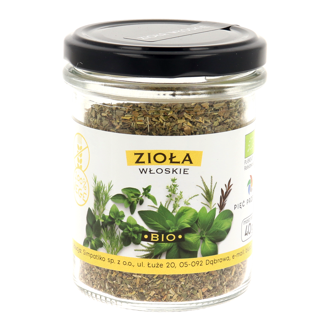 Zioła włoskie BIO 40 g - Pięć Przemian