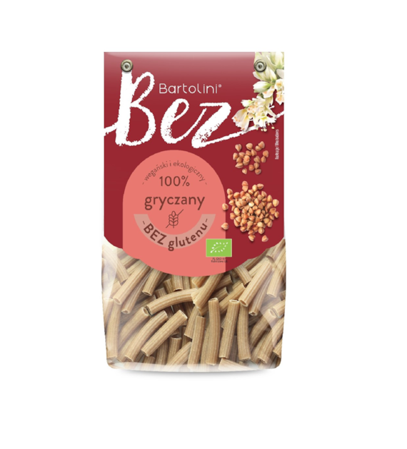 Makaron bezglutenowy gryczany rurka BIO 250 g - Bartolini