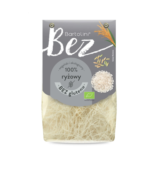 Makaron bezglutenowy ryżowy krajanka BIO 250 g - Bartolini