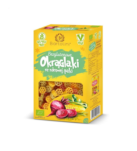 Makaron bezglutenowy okrąglaki BIO 250 g - Bartolini