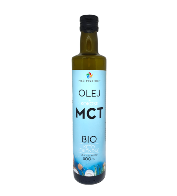 Olej MCT z kokosa BIO 500 ml - Pięć Przemian