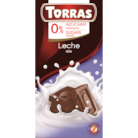 Czekolada mleczna bez dodatku cukru 75 g - Torras