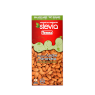 Czekolada mleczna z migdałami ze stewią 125 g -  Torras