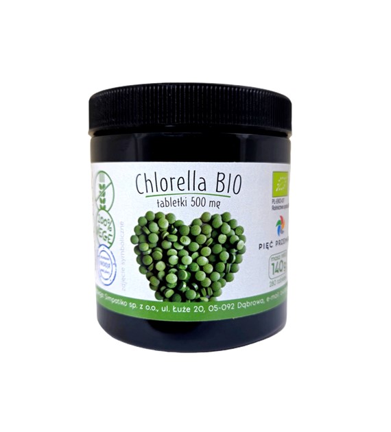 Chlorella tabletki BIO 140 g -  Pięć Przemian