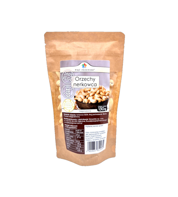 Orzechy nerkowca 130 g - Pięć Przemian