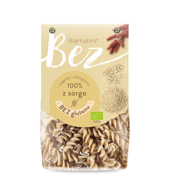 Makaron bezglutenowy z sorgo świder BIO 250 g - Bartolini