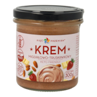 Krem migdałowo-truskawkowy KETO 300 g - Pięć Przemian