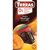 Czekolada gorzka z mango bez dodatku cukru Torras 75 g - Torras