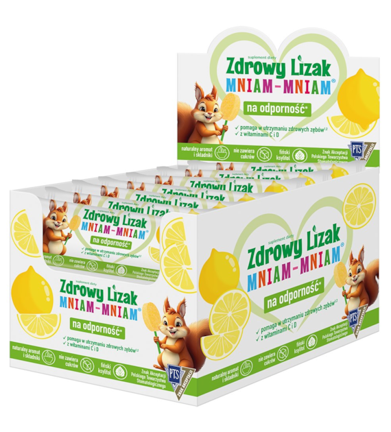Zdrowy lizak Mniam-Mniam cytryna (ŁEZKA) - Starpharma