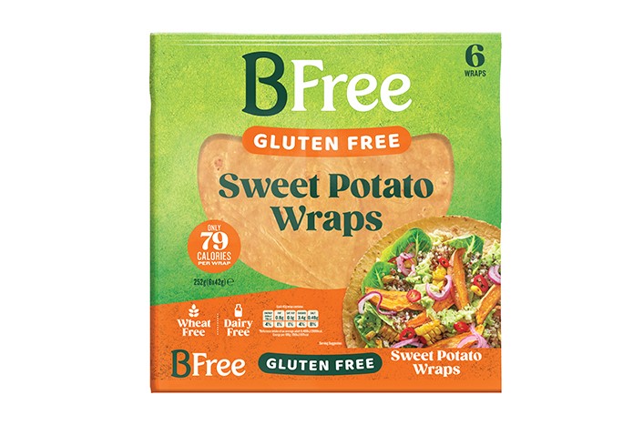 Wrapy (tortilla) z batatów (słodkich ziemniaków) 252 g ( 6szt.) - BFree