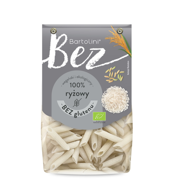 Makaron bezglutenowy ryżowy penne BIO 250 g - Bartolini