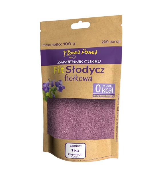 Fit słodycz fiołkowa 100 g - Flower Power