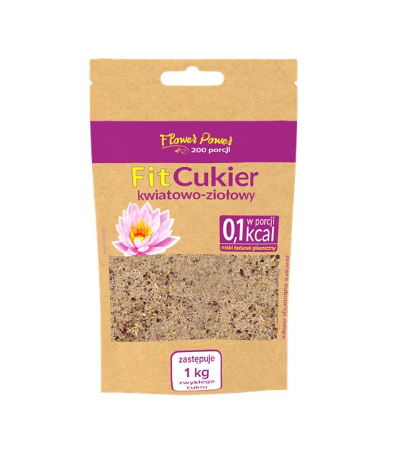 Fit cukier kwiatowo-ziołowy 100 g - Flower Power