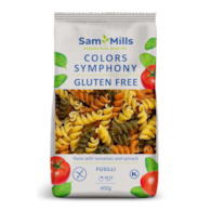 Makaron bezglutenowy 3-kolorowy świder (fusilli) 400 g - Sam Mills