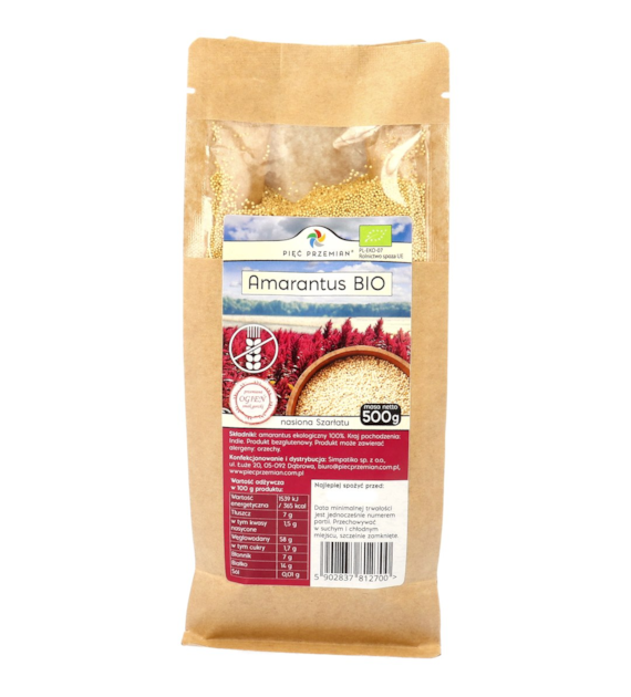 Amarantus BIO 500 g - Pięć Przemian