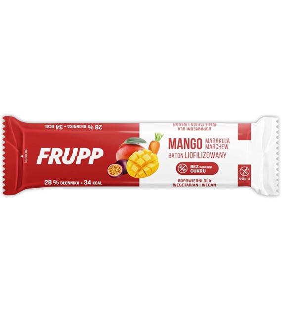 Baton FRUPP mango-marchew-marakuja 10 g - Celiko