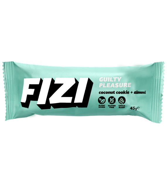 Baton w polewie czekoladowej coconut cookie almond 45 g - Fizi