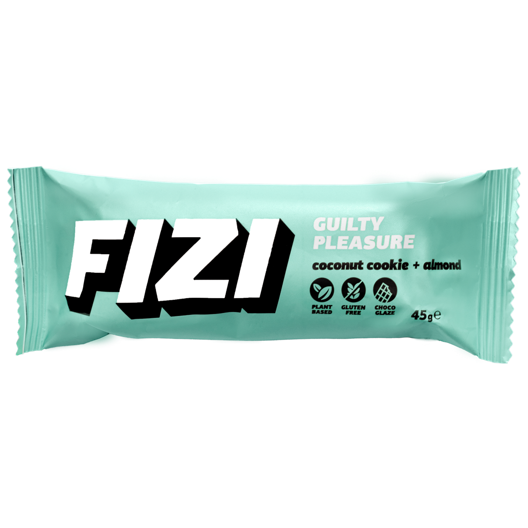Baton w polewie czekoladowej coconut cookie almond 45 g - Fizi