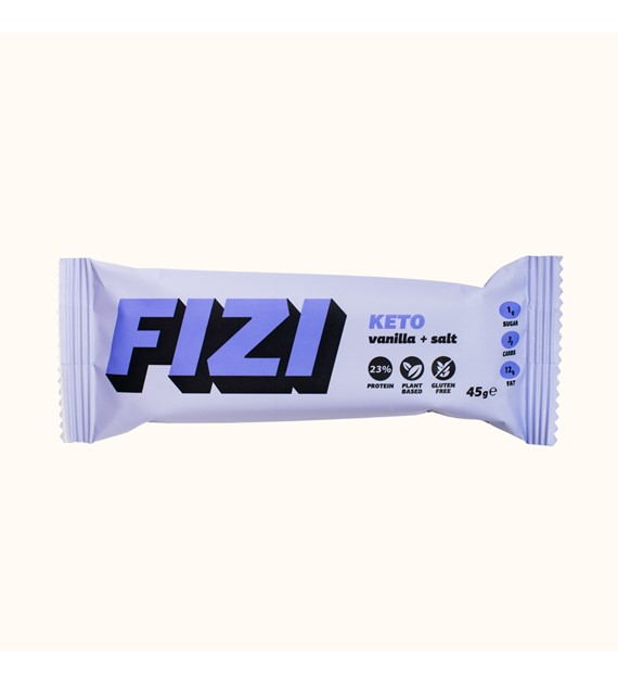 Baton keto proteinowy vanilla salt 45 g - Fizi