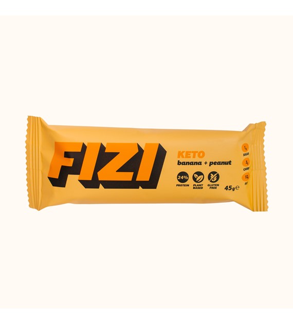 Baton keto proteinowy banana peanut 45 g - Fizi