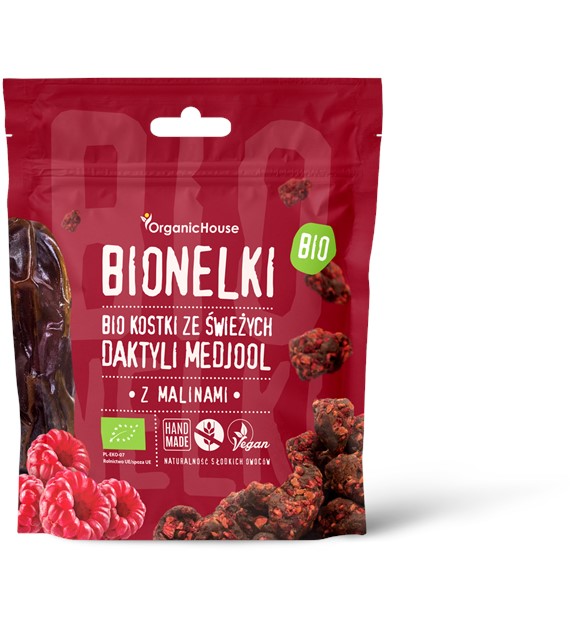 Bionelki z maliną 50 g - OrganicHouse