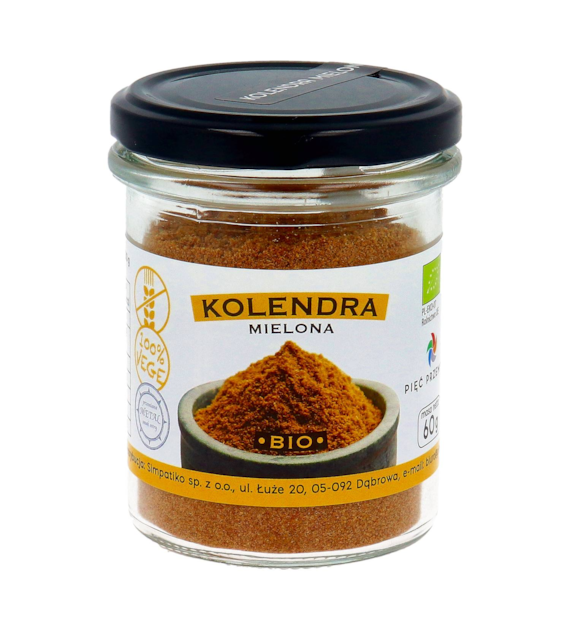 Kolendra mielona BIO 60 g - Pięć Przemian