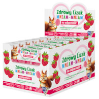 Zdrowy lizak Mniam-Mniam malina (ŁEZKA) - Starpharma