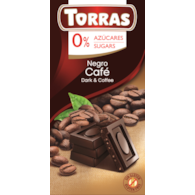 Czekolada gorzka z kawą bez dodatku cukru 75 g - Torras
