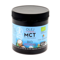 Olej MCT z kokosa BIO proszek 100 g - Pięć Przemian