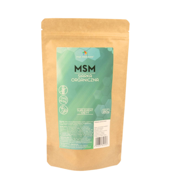 MSM Siarka organiczna 250 g - Pięć Przemian