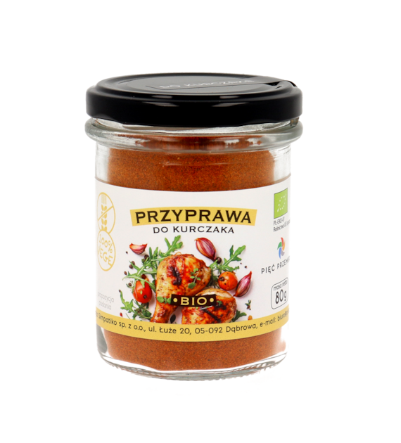Przyprawa do kurczaka BIO 80 g - Pięć Przemian