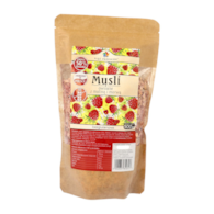 Musli owsiane malina z morwą bezglutenowe 500 g - Pięć Przemian